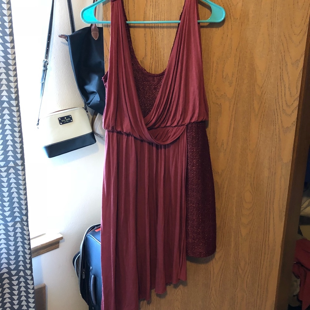Free people red formal dress